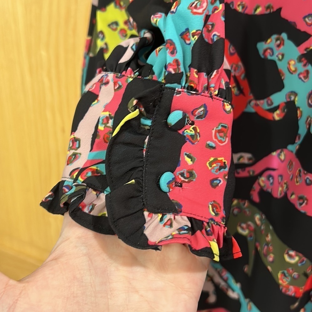 Colorful Leopard Cheetah Dress - Picture 3 of 9